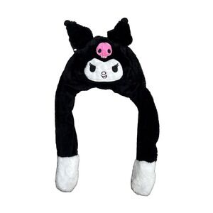 Sanrio Kuromi Black Cosplay Hat With Movable Ears OSFA